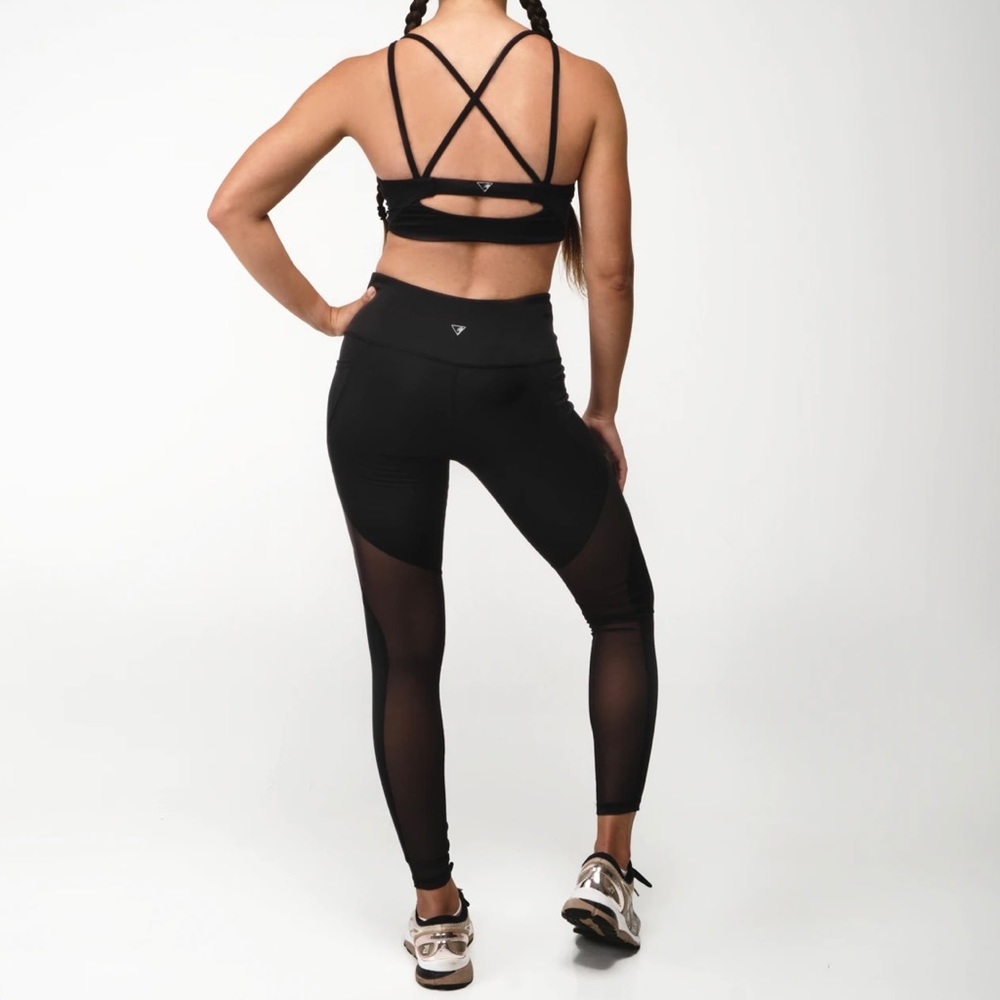 Seaav High Rise Mesh Legging - Picture 3 of 7